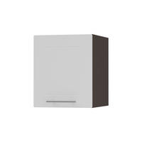 KLAPPHÄNGESCHRANK Kvantum W4B/30 Weiß Matt / Lava Matt 30 / 32,5 / 36cm - Dunkelgrau/Weiß, Holz/Holzwerkstoff (30/36/32.5cm) - Feldmann-Wohnen