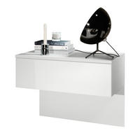 NACHTTISCH Sleep Fronten in Weiß matt - Weiß, Holzwerkstoff (60/46/35cm) - Vladon