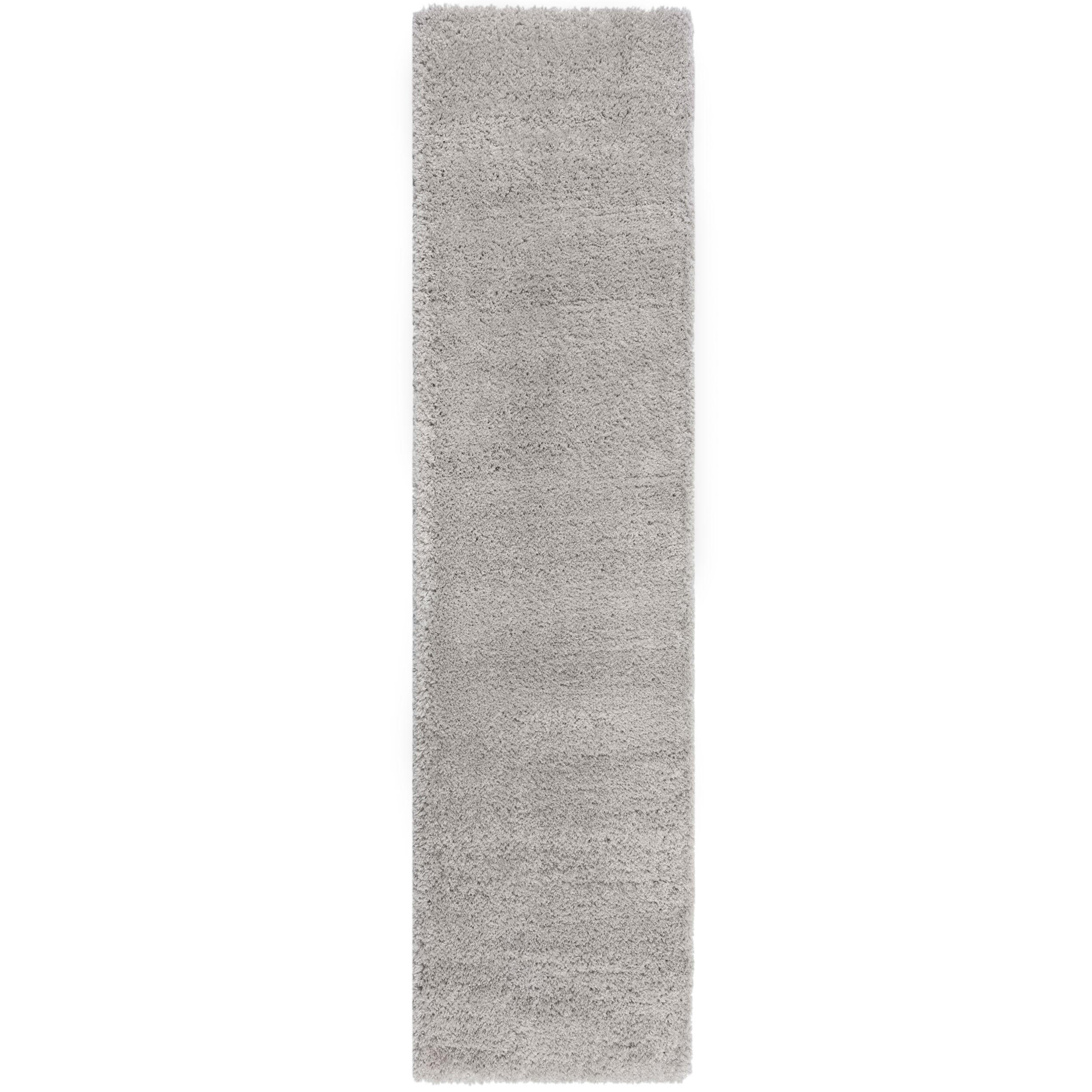 TEPPICH Hochflor Shaggy-Design, teddyweich LYNE, Grau 60x230 cm - Grau, Textil (60/230cm) - KADIMA DESIGN