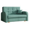 SCHLAFSOFA Viva Gold II - Braun/Mintgrün, Holz/Textil (133/85/98cm) - MIRJAN24