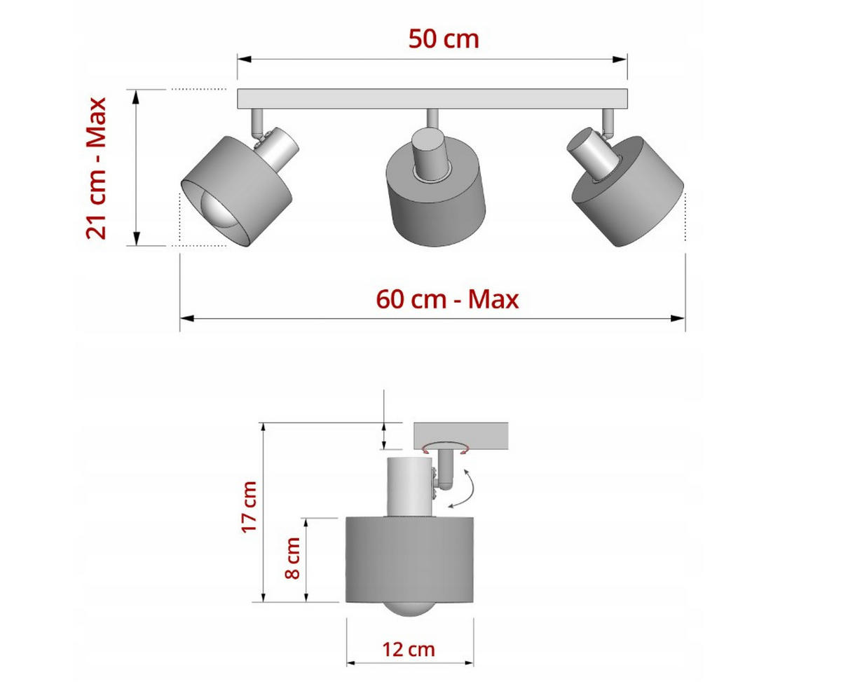 DECKENLEUCHTE Ecru - Beige/Goldfarben, Metall (12/60/21cm) - kiki design