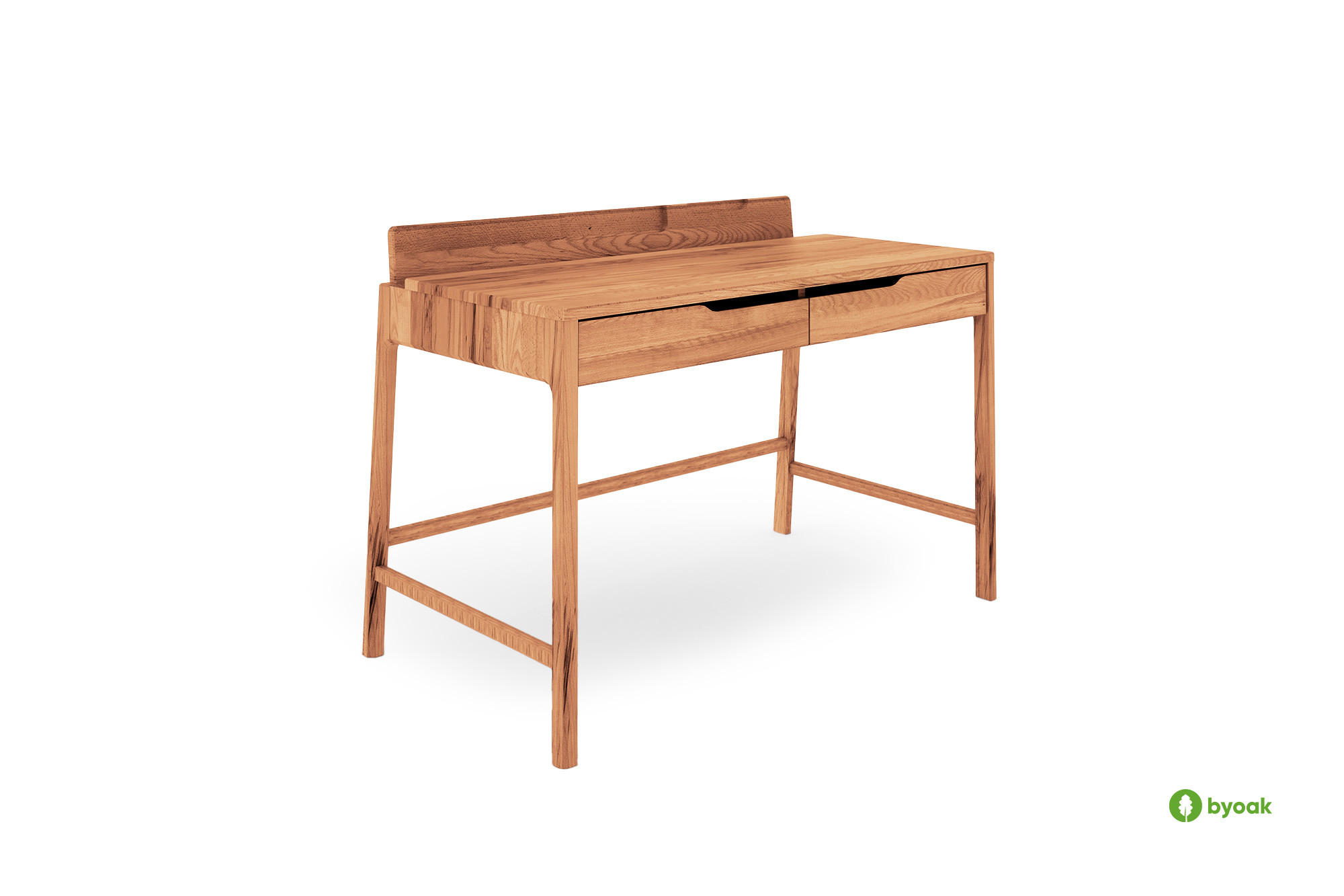SCHREIBTISCH PAUL Kernbuche - Kernbuche, Holz (65/120/86cm) - byoak