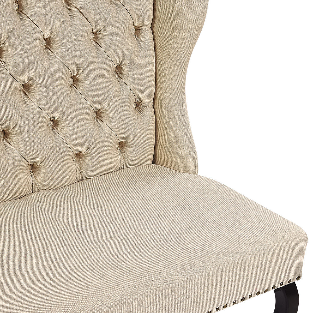 2-SITZER-KÜCHENSOFA Polsterbezug Beige Torsby - Beige, Textil (154/106/63cm) - Beliani