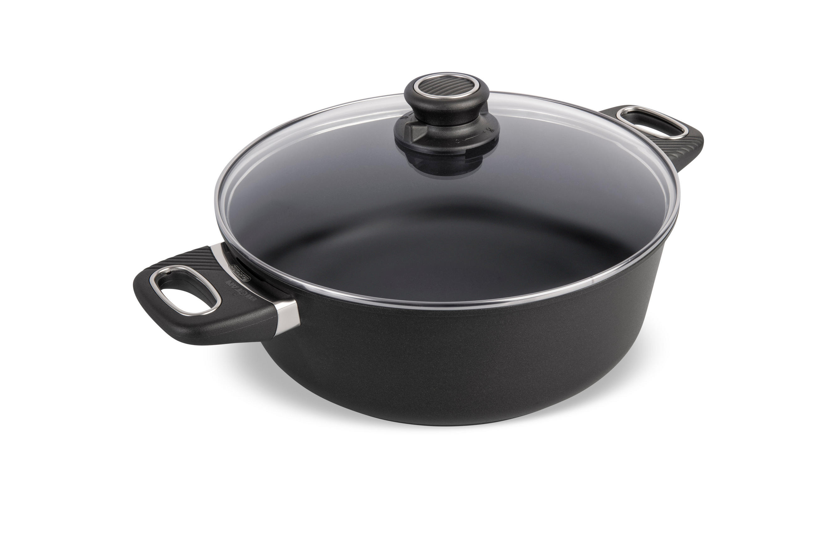 BRATENTOPF INDUKTION ⌀28cm - Schwarz, Kunststoff/Metall (28cm) - Gastrolux