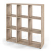 RAUMTEILER Nove Sonoma 104 x 108 cm - Sonoma Eiche, Holzwerkstoff (104/108/29cm) - Vicco
