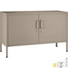 SIDEBOARD Baker, Kippschutz, höhenverstellbare Füße, taupe - Taupe, Metall (100/65/42.5cm) - tectake
