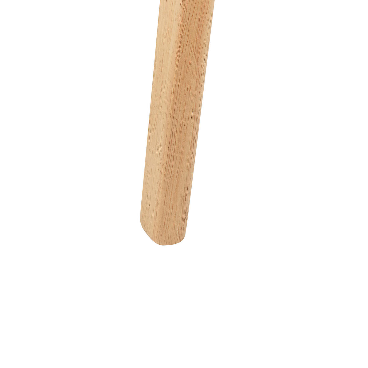 ESSZIMMERSTUHL 2er-Set Gummibaumholz Hellbraun/Hellbeige Lynn - Hellbraun, Holz/Textil (49/78/47cm) - Beliani