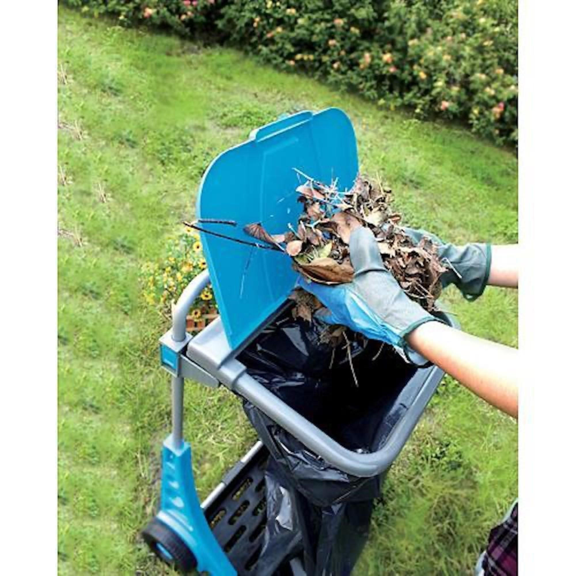 ABFALLSAMMLER NEAPEL PREMIUM Bis zu 130 Liter Fassungsvermögen 50kg maximale Belastung - Schwarz, Kunststoff (38/53/90cm) - PROREGAL