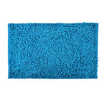 BADTEPPICH Zac Blau 80/50/2 cm Textilien - Blau, Textil (50/80cm) - Mondex