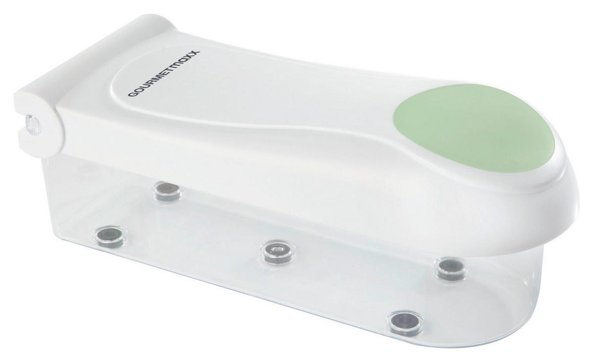 GEMÜSESCHNEIDER Gourmetmaxx Multi-Schneider Weiß/Grün - Salbeigrün, Metall - Sonstige