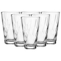TRINKGLÄSER Twist transparent 300 ml 6er Set - Transparent, Glas (0.3L) - Leonardo Living