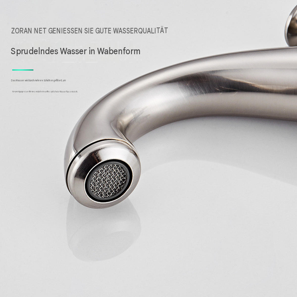 KÜCHENARMATURN, goldfarben, 100 x 190 mm - Goldfarben, Metall (35/15/30cm) - Vallsero