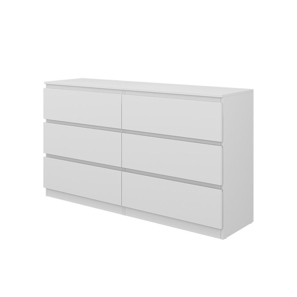 KOMMODE Calisto Weiß 138 x 78.5 cm - Weiß, Holzwerkstoff (39/78.5/138cm) - Vicco