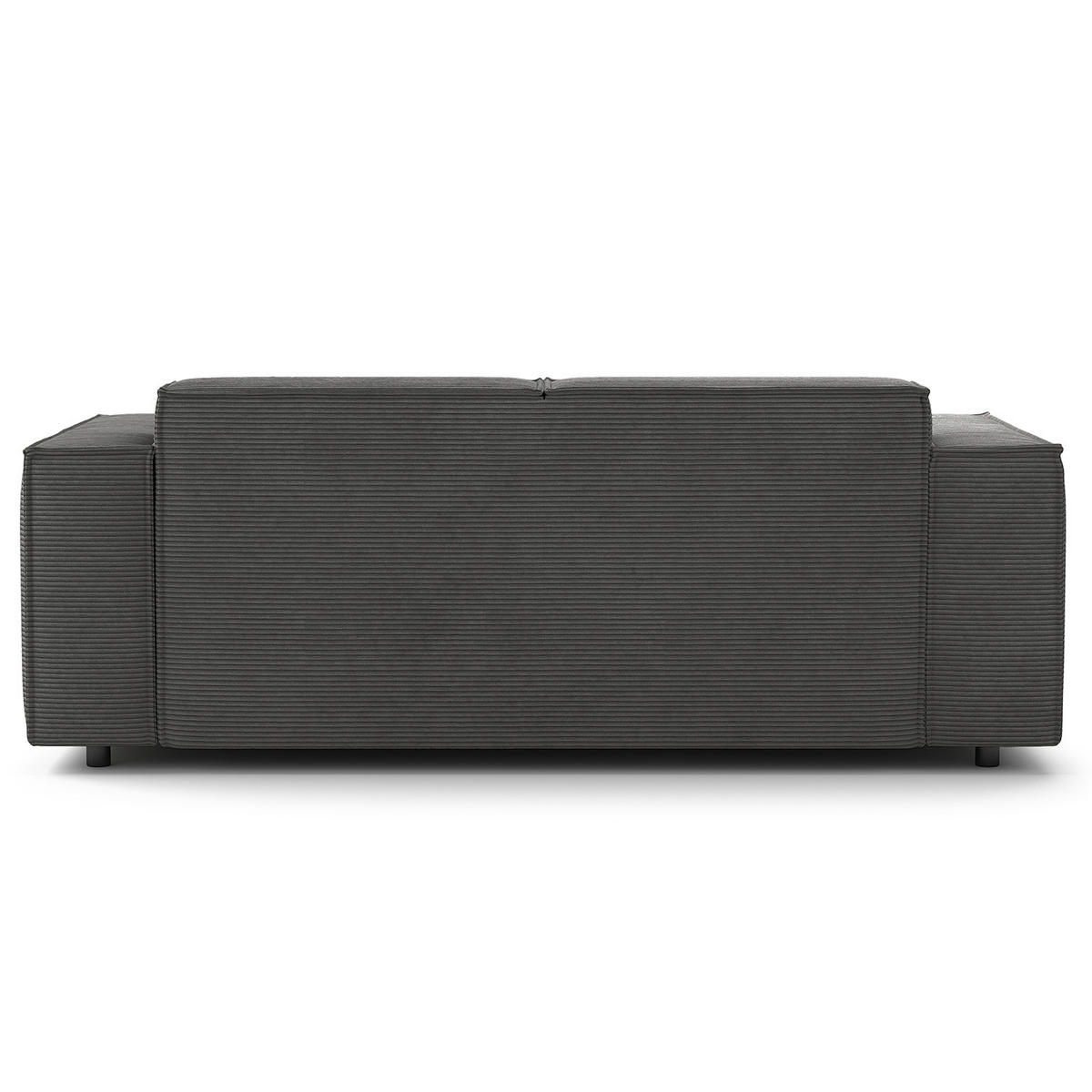 2-SITZER SOFA - Anthrazit, Textil (189/70/96cm) - home24