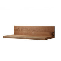 WANDREGAL Wild-/Zerreiche 49x20x12 natur geölt FRANKFURT #103 - Braun, Holz (49/12/20cm) - Massivmoebel24