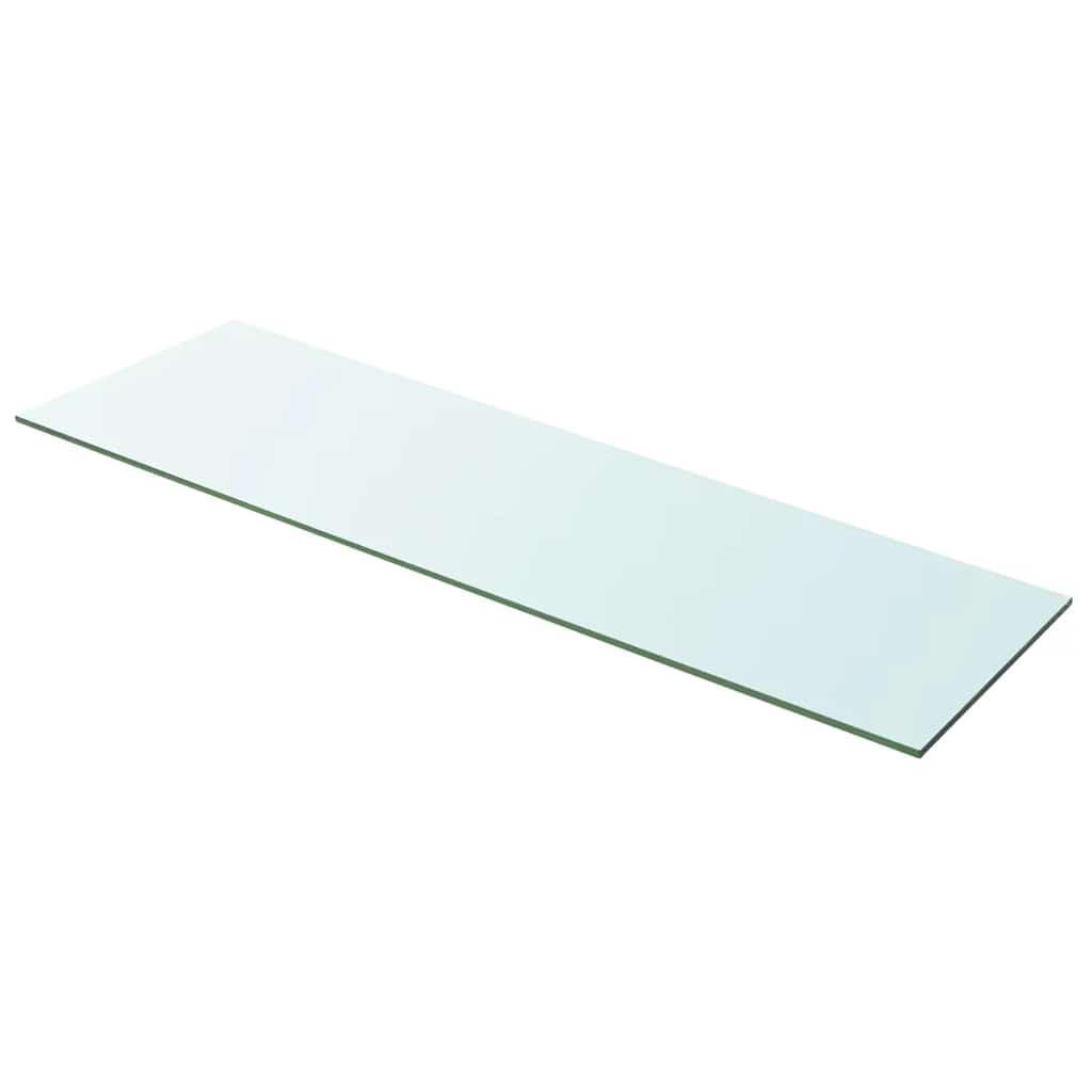 WANDBOARD 100/30/0,8 cm aus Glas Transparent - Transparent, Glas (100/0.8/30cm) - vidaXL