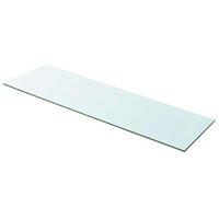 WANDBOARD 100/30/0,8 cm aus Glas Transparent - Transparent, Glas (100/0.8/30cm) - vidaXL