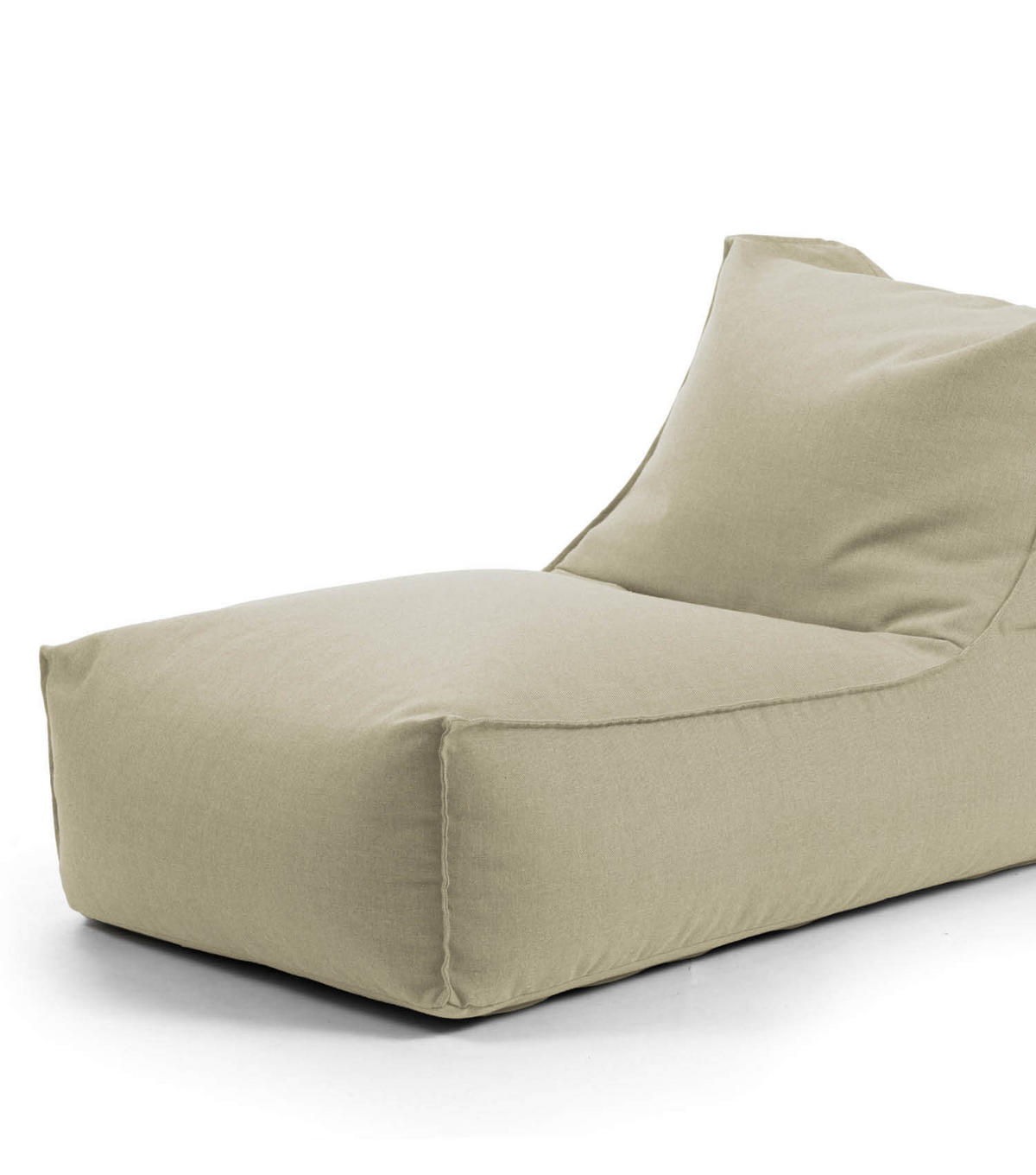 SITZSACK und Hocker Der Sundowner - Beige, Textil (65/65/100cm) - Mokebo