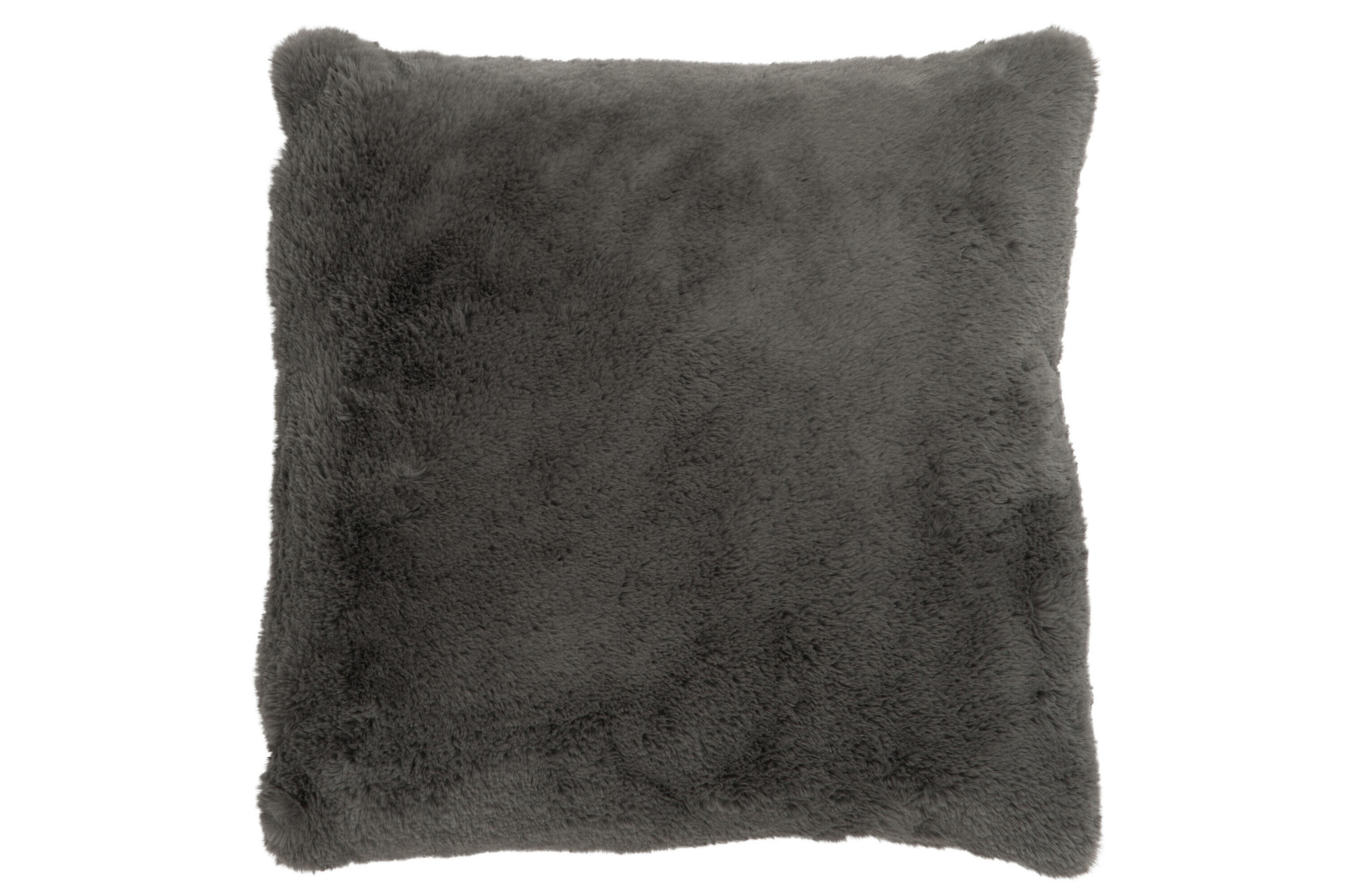 KISSEN CUTIE - Plüsch - Grau - Dunkelgrau, Textil (45/45cm) - J-Line