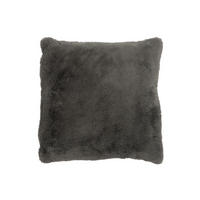 KISSEN CUTIE - Plüsch - Grau - Dunkelgrau, Textil (45/45cm) - J-Line
