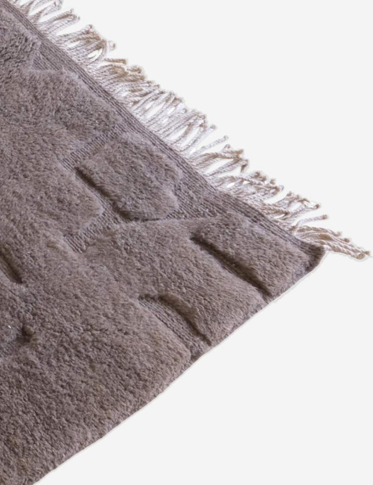 BERBERTEPPICH aus Marokko aus reiner Wolle 200x 300 cm - Braun, Naturmaterialien (200/300cm) - AFK Living
