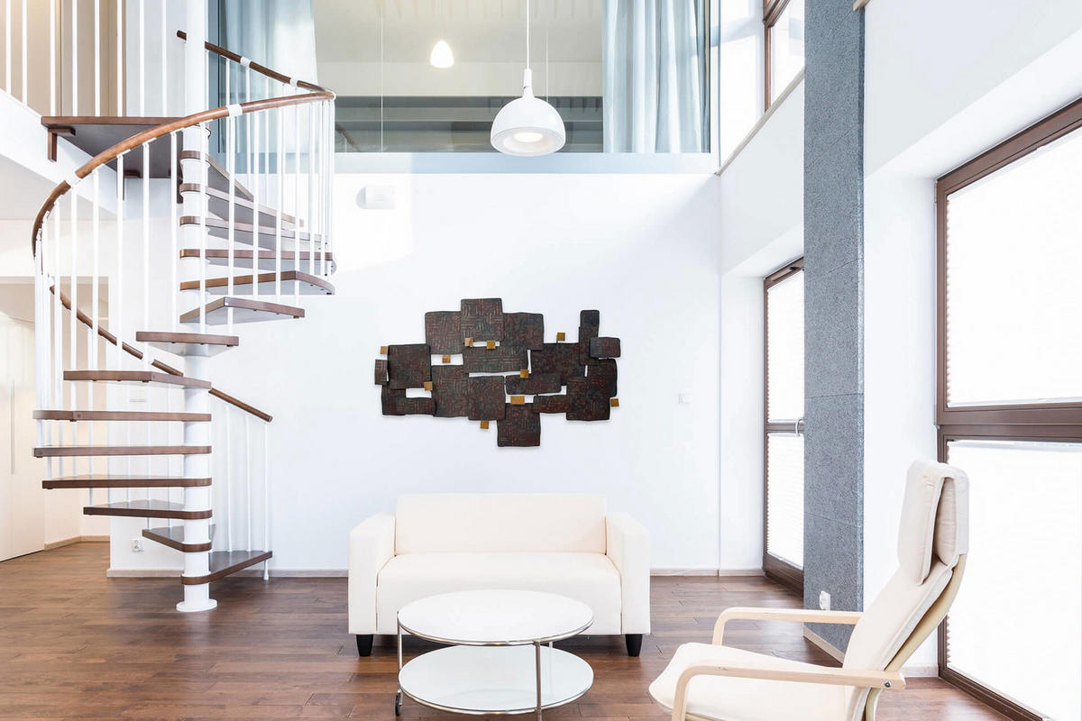 WANDDEKO Braun 103,5/62 cm - Braun, Metall (2.7/62/7cm) - KUNSTLOFT