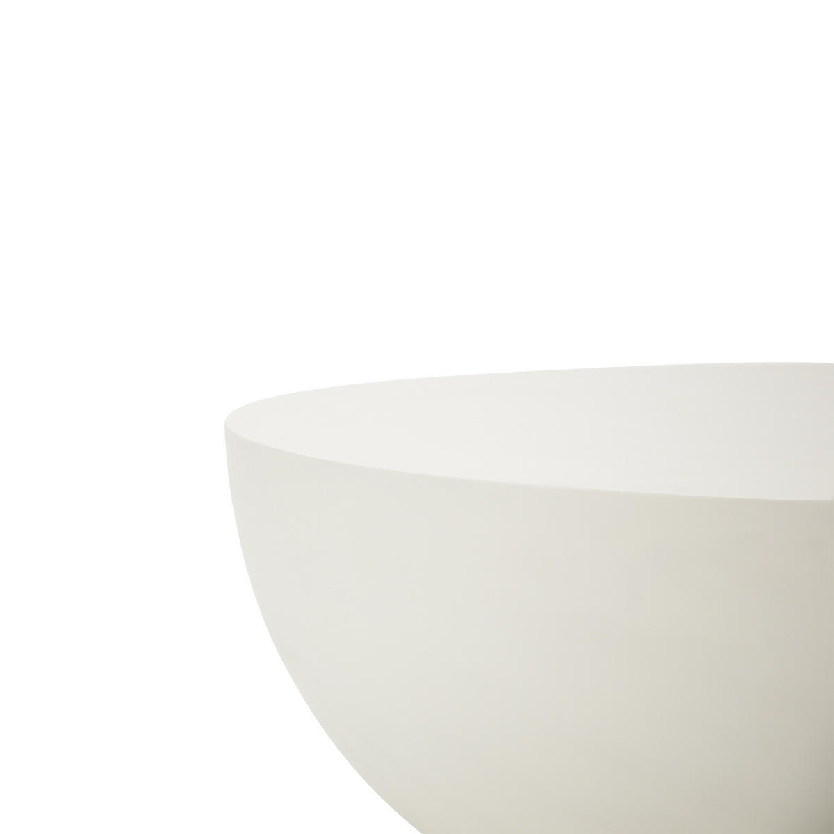 COUCHTISCH CHRONOS Mittel aus Beton 87 x 87 x 35 cm - Creme, Naturmaterialien (87/87/35cm) - Elementi