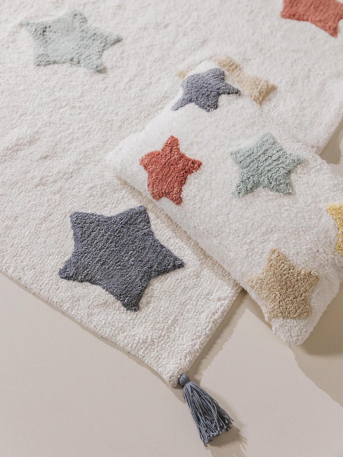 KINDERTEPPICH waschbar Stars Multicolor 120x170 cm - Multicolor, Textil (120/170cm) - Lytte