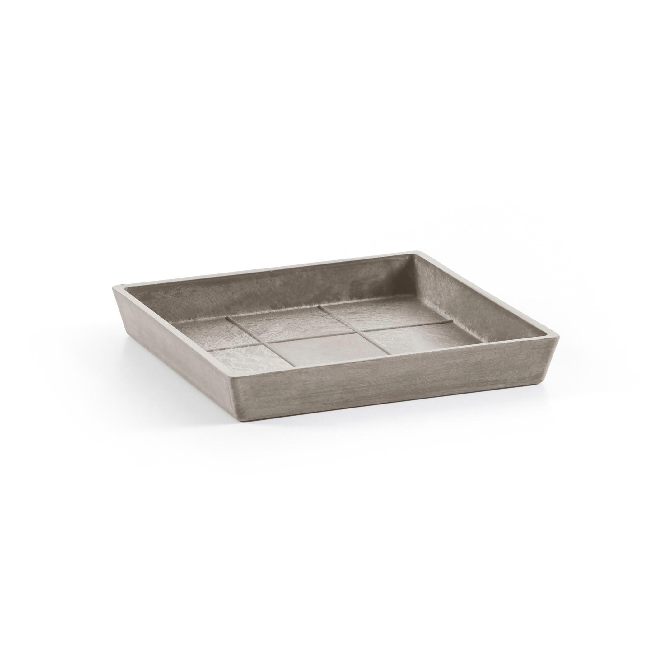 BLUMENTOPFUNTERSETZER Square 38,5/38,5/3,4 cm Taupe - Taupe, Kunststoff (38.5/3.4cm) - Ecopots