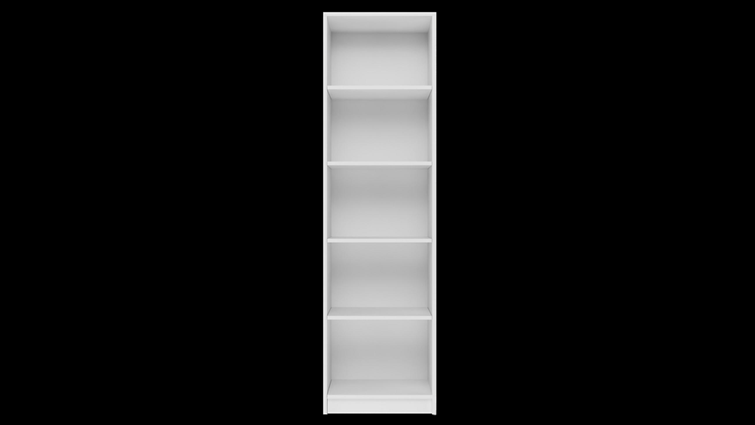 BOKHYLLOR Vit 50/182/30 - Vit, Träbaserade material (50/182/30cm) - RAUMHIRSCH FURNITURE