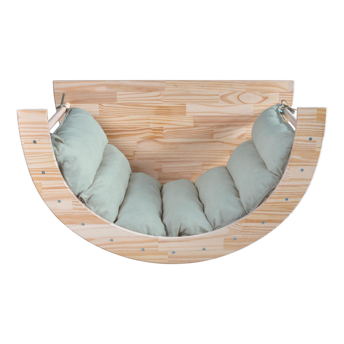 LEINEN-MATRATZE für Spielbogen türkis FIT ARCH CUSHION - Hellblau, Textil (60/7/160cm) - RNT By Really Nice Things