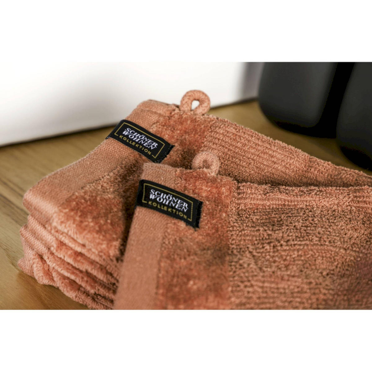 WASCHHANDSCHUH SENSE-6 - Rostfarben, Textil (16/21cm) - Schöner Wohnen