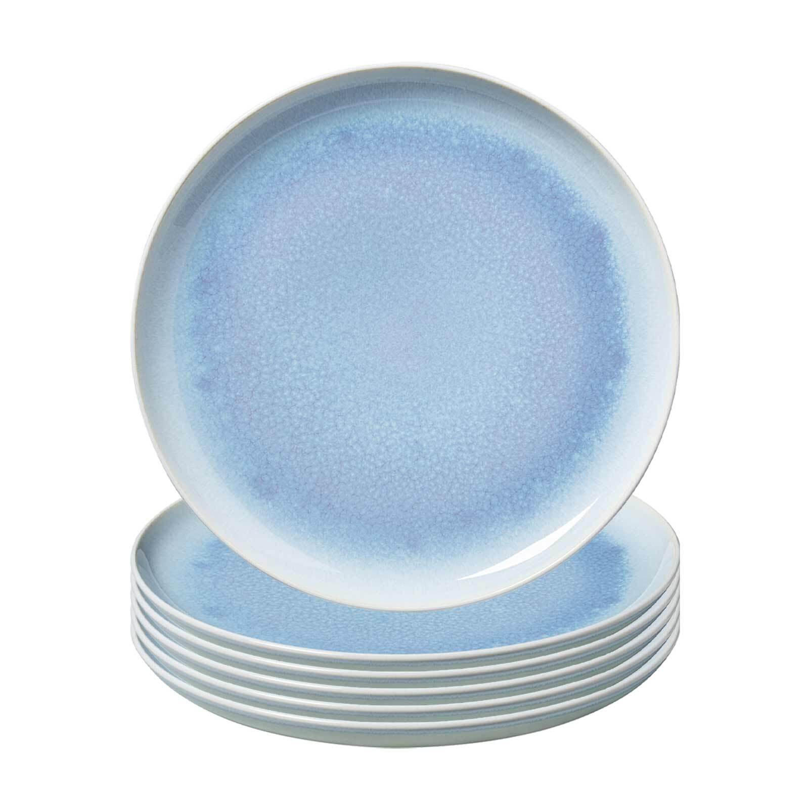 SPEISETELLER Crafted Blueberry ø 25,9 cm 6er Set - Türkis, Keramik (25.9cm) - like.Villeroy & Boch
