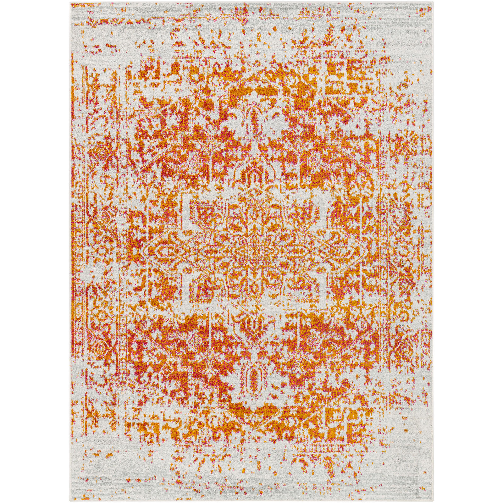 VINTAGE-TEPPICH 160/220 cm Orange - Orange, Naturmaterialien/Textil (160/220cm) - LIVABLISS