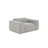 RASTERGEWEBE Hellgrau 130cm - Hellgrau/Grau, Textil (130/67/97cm) - Sia Home