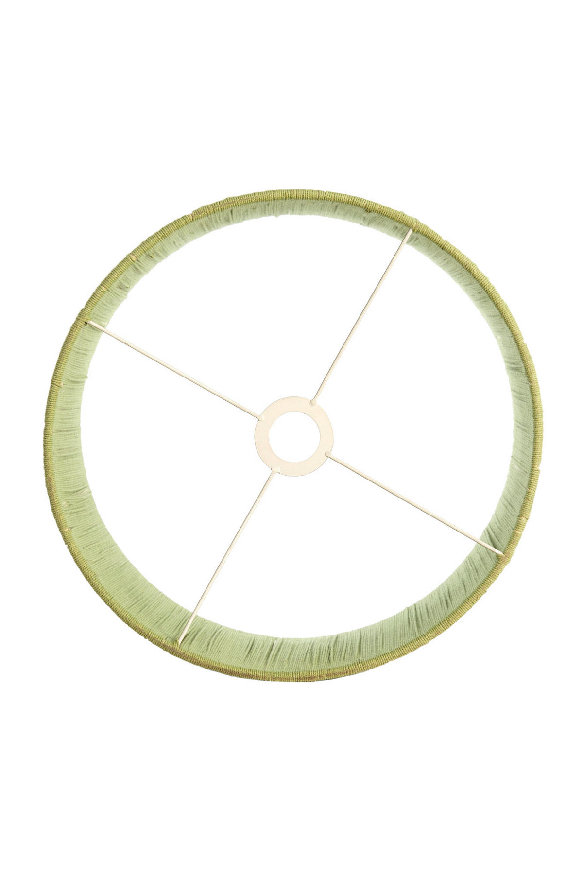 LAMPENSCHIRM Hannah Grün Ø40/30 cm - Grün, Textil (40/40/30cm) - Light & Living