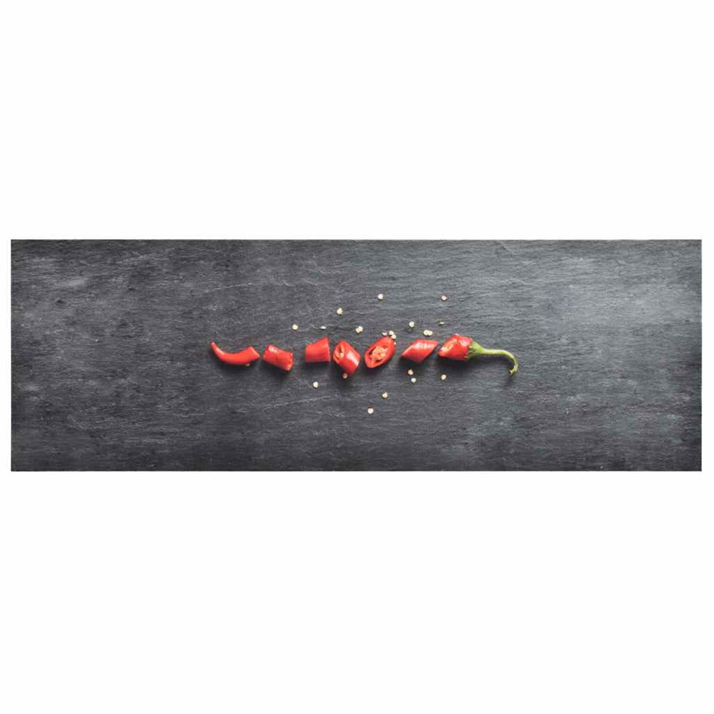 KÜCHENBODENMATTE Waschbar Pfeffer 60/180 Cm - Multicolor, Kunststoff (60/180cm) - vidaXL
