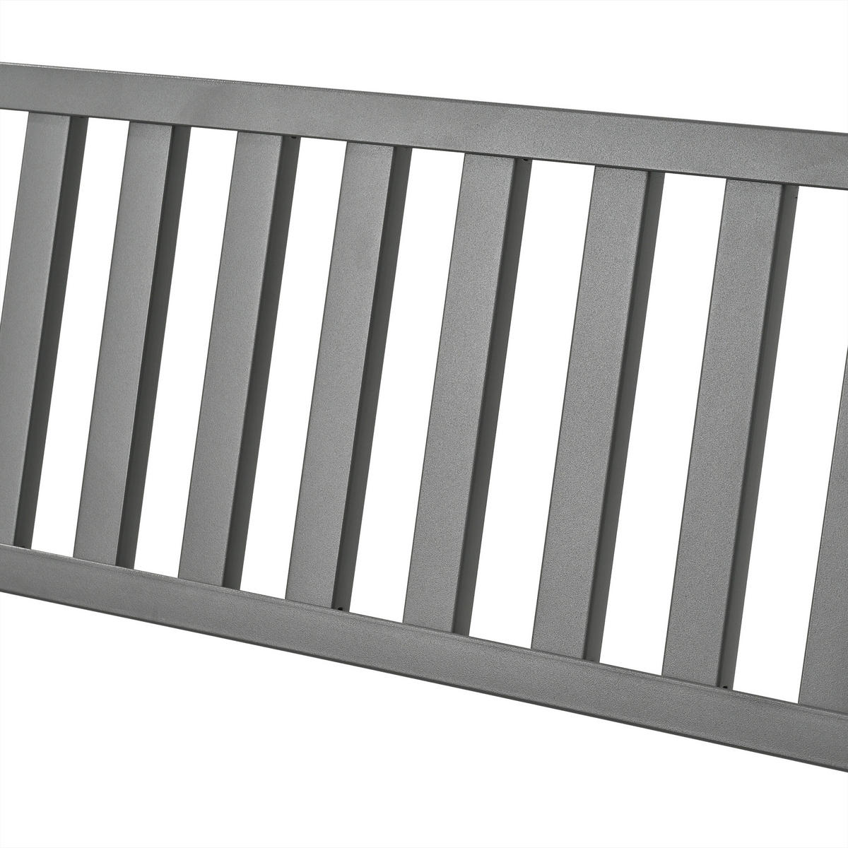 GARTENBANK - Grau, Metall (127.5/82/59.5cm) - Relaxdays