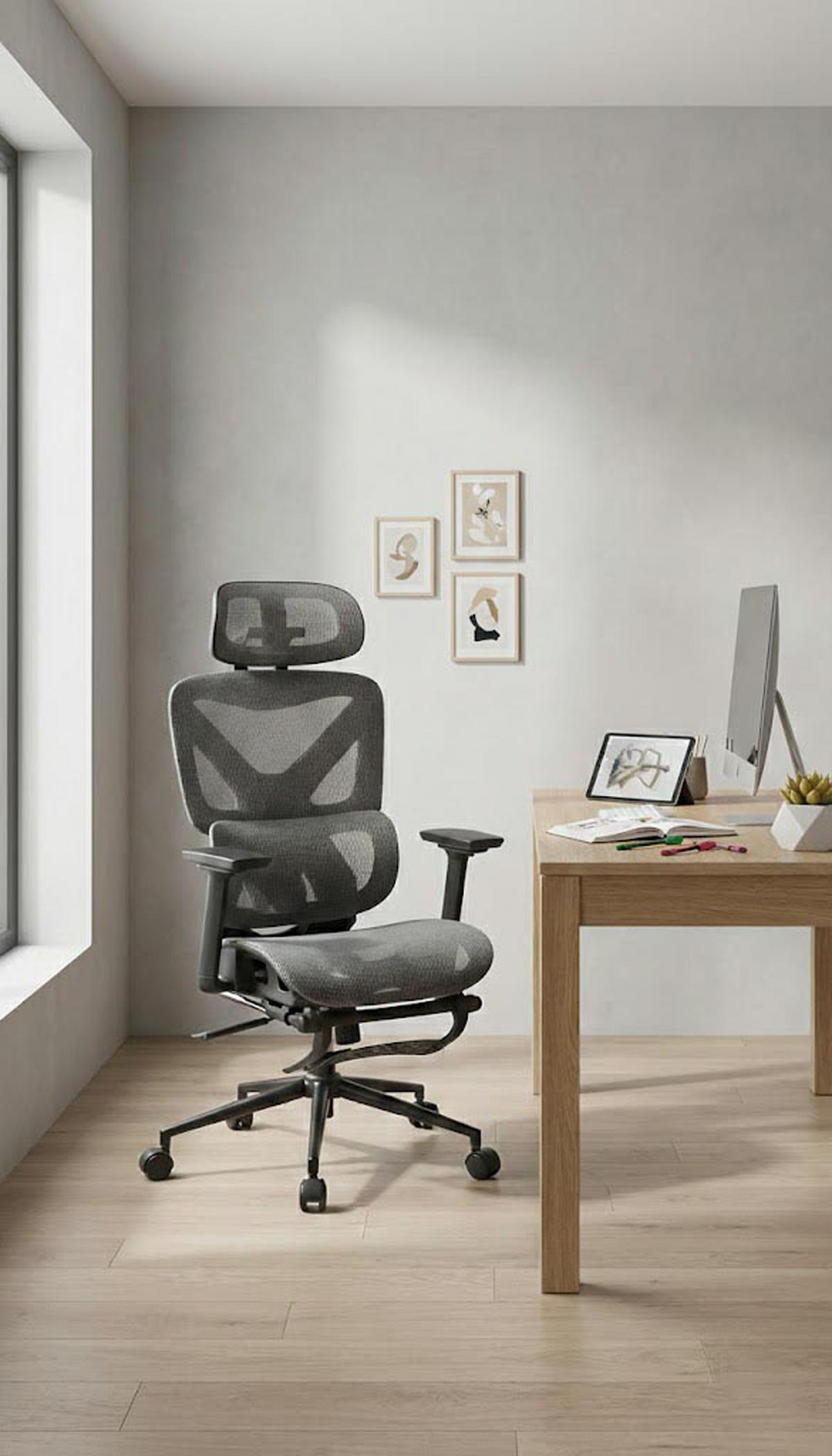 BÜROSTUHL Vaylen schwarz/schwarz - Schwarz, Kunststoff/Metall (66/124/66cm) - TPFLiving