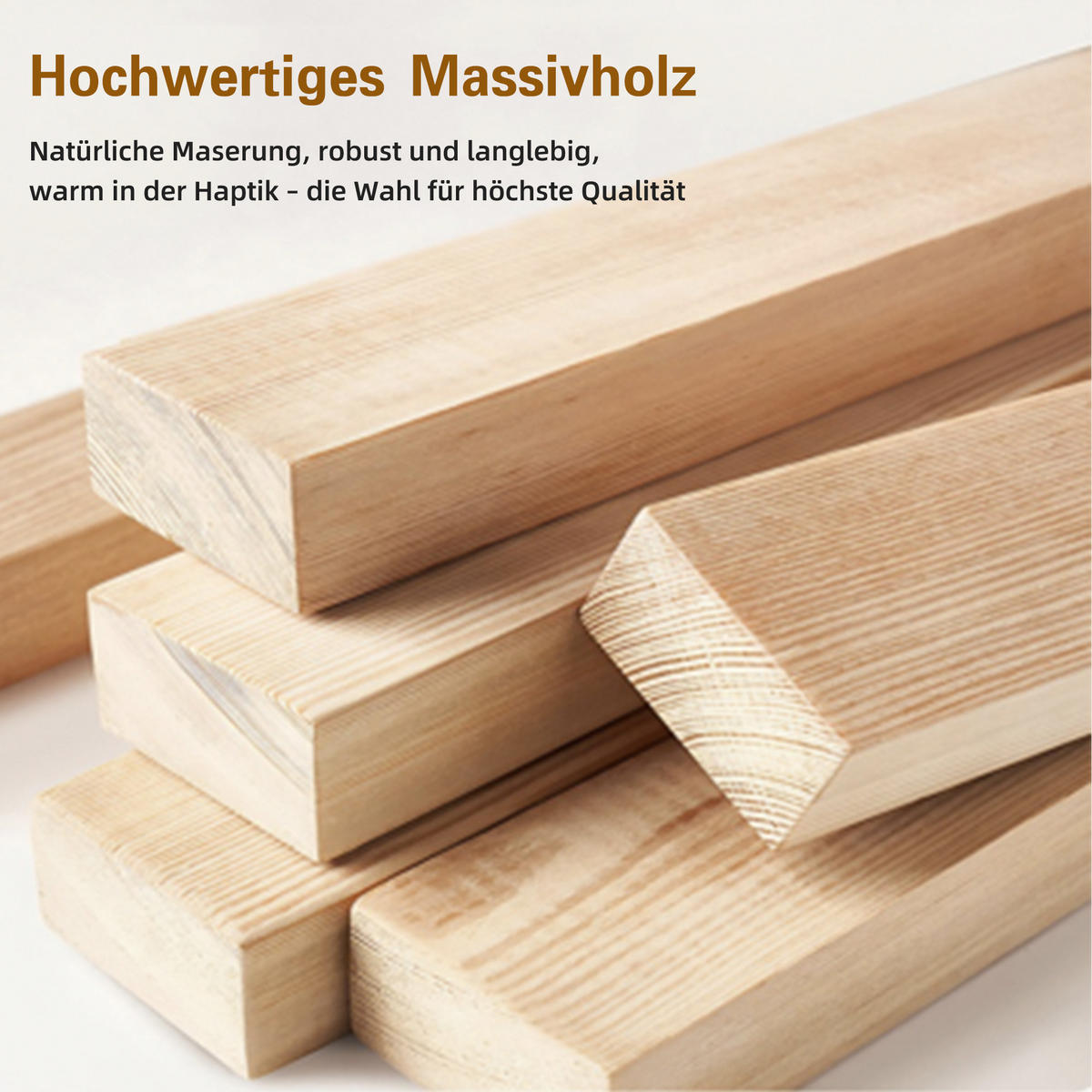 ESSZIMMERSTÜHLE 2er-Set Massivholz Leinen Walnuss - Walnussfarben, Holz (57/74/49cm) - FLIEKS