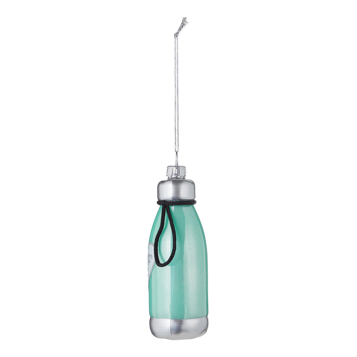 BAUMANHÄNGER Hang On Trinkflasche - Türkis, Glas (4/11/4cm) - Butlers