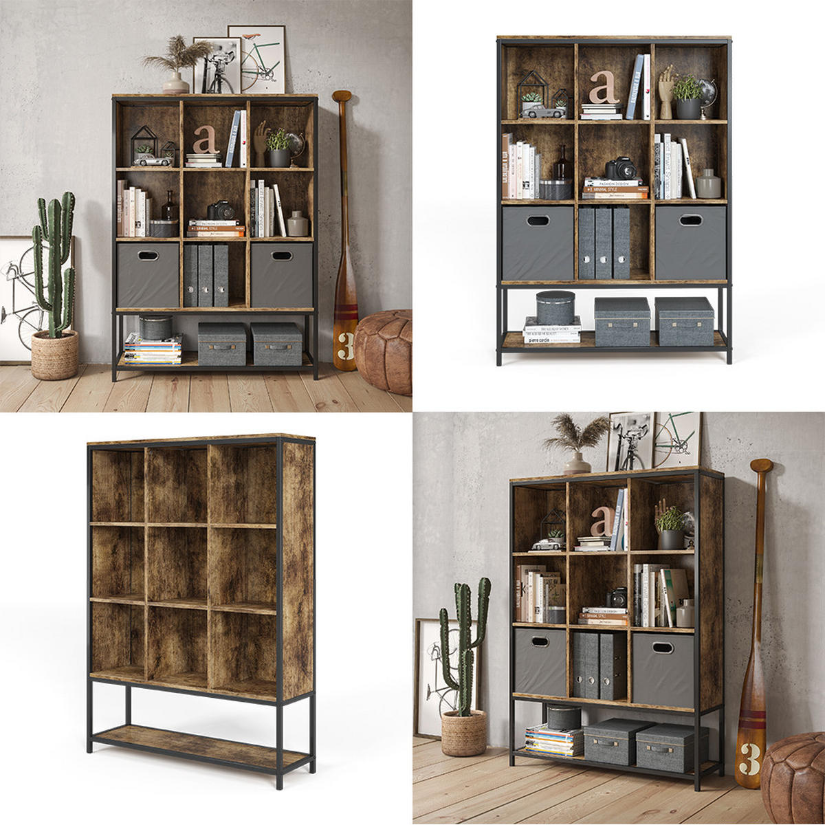 FYRK Rustikální dub - divoký dub, kompozitní dřevo (100/140/30cm) - Vicco