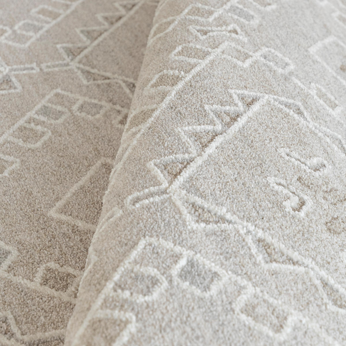 TEPPICH Beige Ethnisch, Geometrisch - Rechteckig Moderne - 250 x 350 cm - Beige/Cappuccino, Textil (250/350cm) - Mazovia