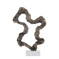 SKULPTUR Maryan Gold 37/7/56cm - Goldfarben, Metall (7/56/37cm) - PTMD Collection