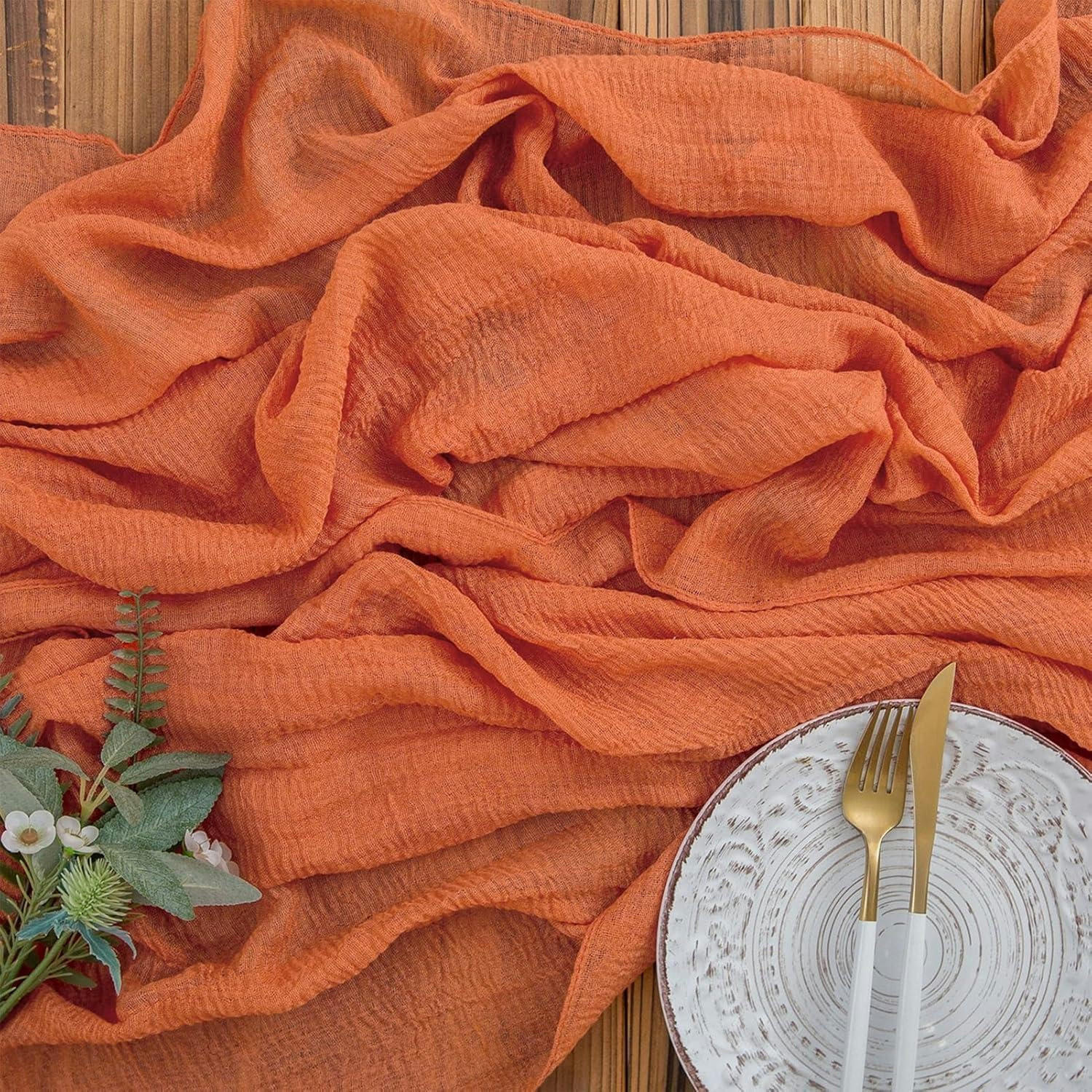 XXXLutz Tischläufer Orange 80x1.5x300 cm