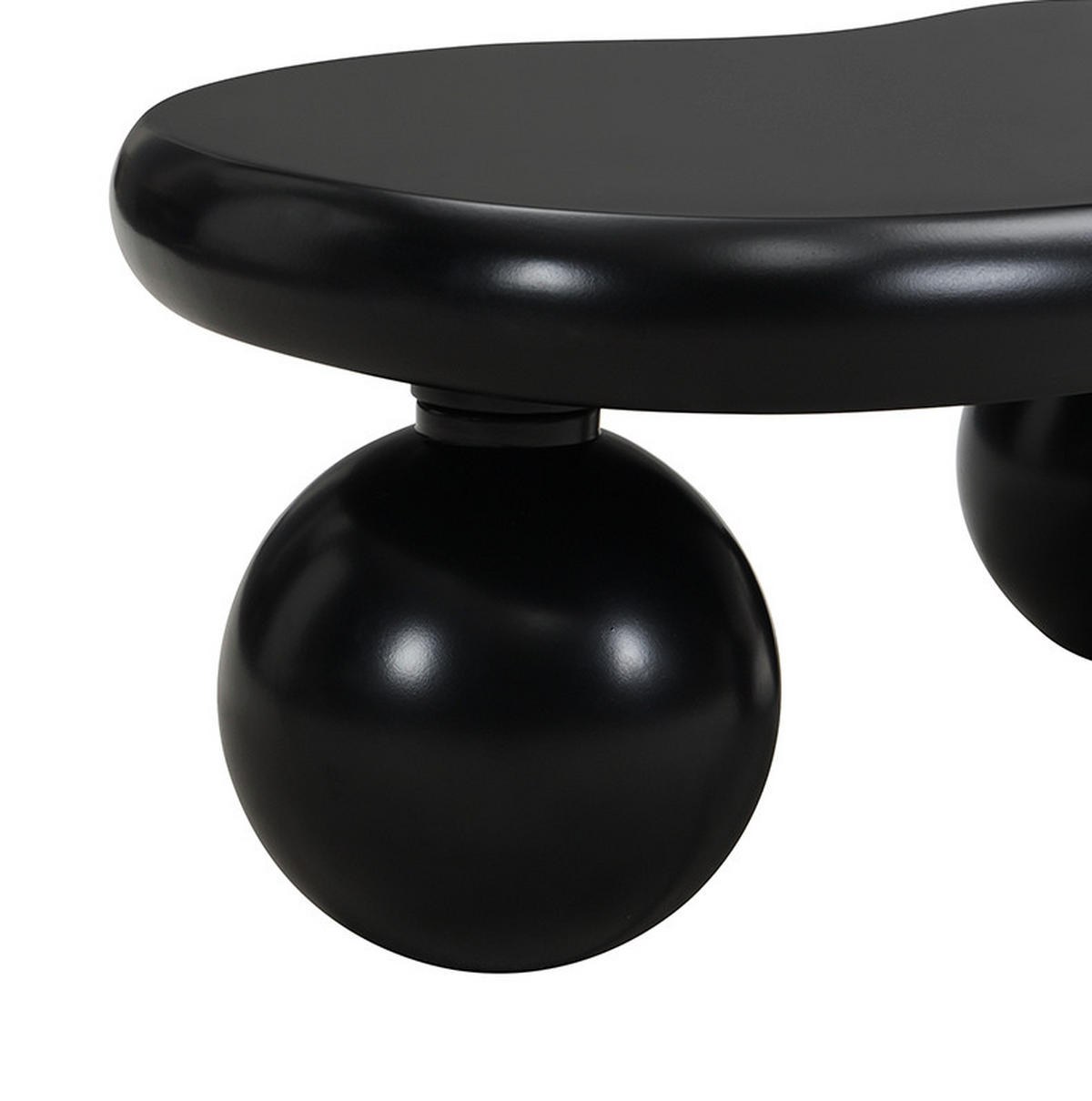 COUCHTISCH 95/62.5/32 cm schwarz aus MDF mit LED-Beleuchtung - Schwarz, Holzwerkstoff (95/62.5/32cm) - OKMYHOME