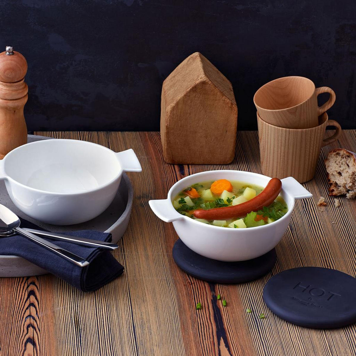 SUPPENTERRINE Soup Passion weiß 18 x 14 cm - Weiß, Keramik (14.3cm) - Villeroy & Boch