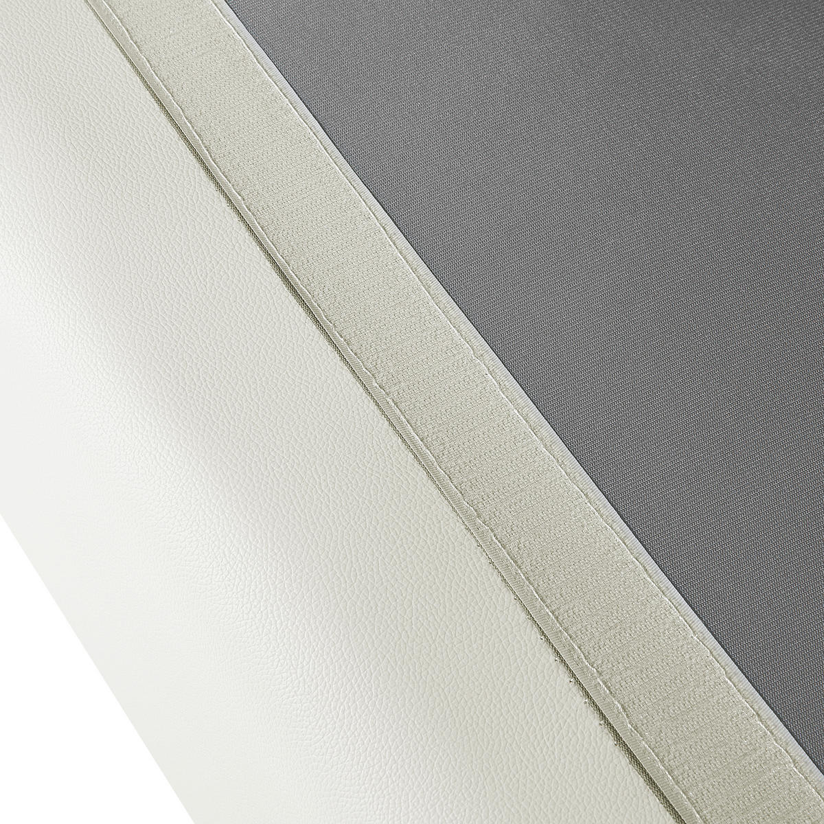 SESSEL Leder weiß Helsinki - Silberfarben/Weiß, Leder (96/72/76cm) - Beliani