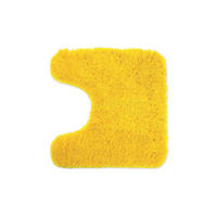 BADEMATTE MIT WC AUSSCHNITT Florenz - Gelb, Textil (45/45cm) - WohnDirect