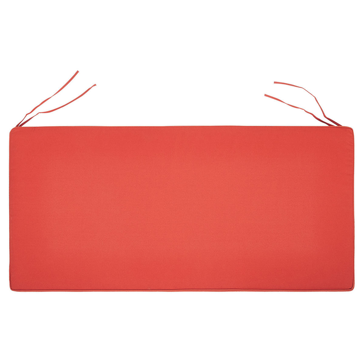 SITZBANKPOLSTER KISSEN Rot Vivara - Rot, Textil (112/5/54cm) - Beliani